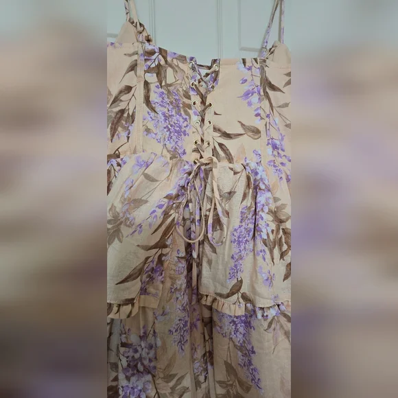 House of Harlow 1960 Floral Cream Dress - Picture 6 of 7